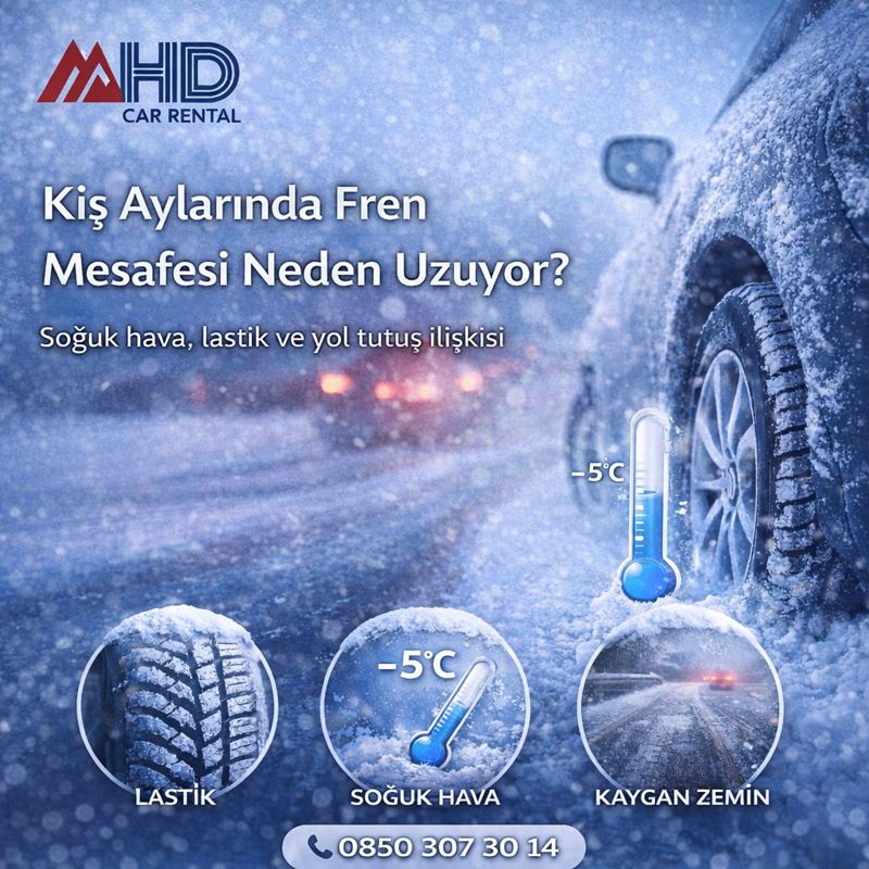 Kış Aylarında Fren Mesafesi Neden Uzuyor?