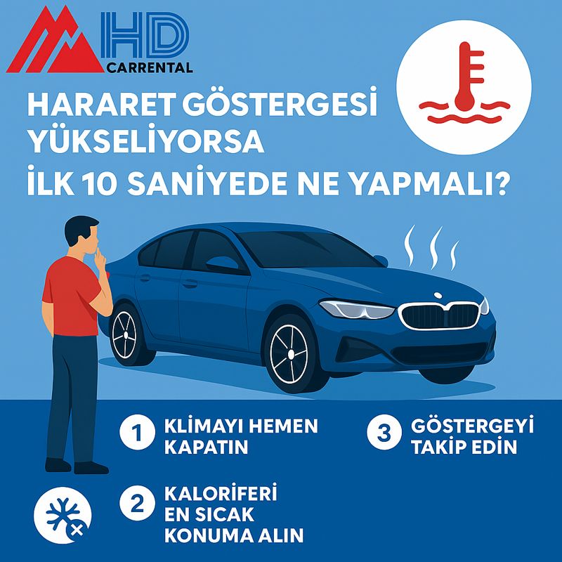 Hararet Göstergesi Yükseliyorsa İlk 10 Saniyede Ne Yapmalı?