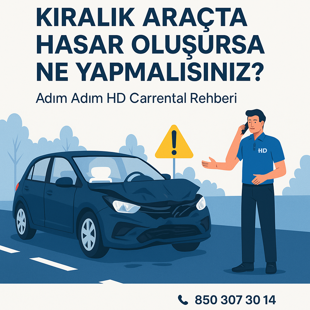 Kiralık Araçta Hasar Oluşursa Ne Yapmalısınız?