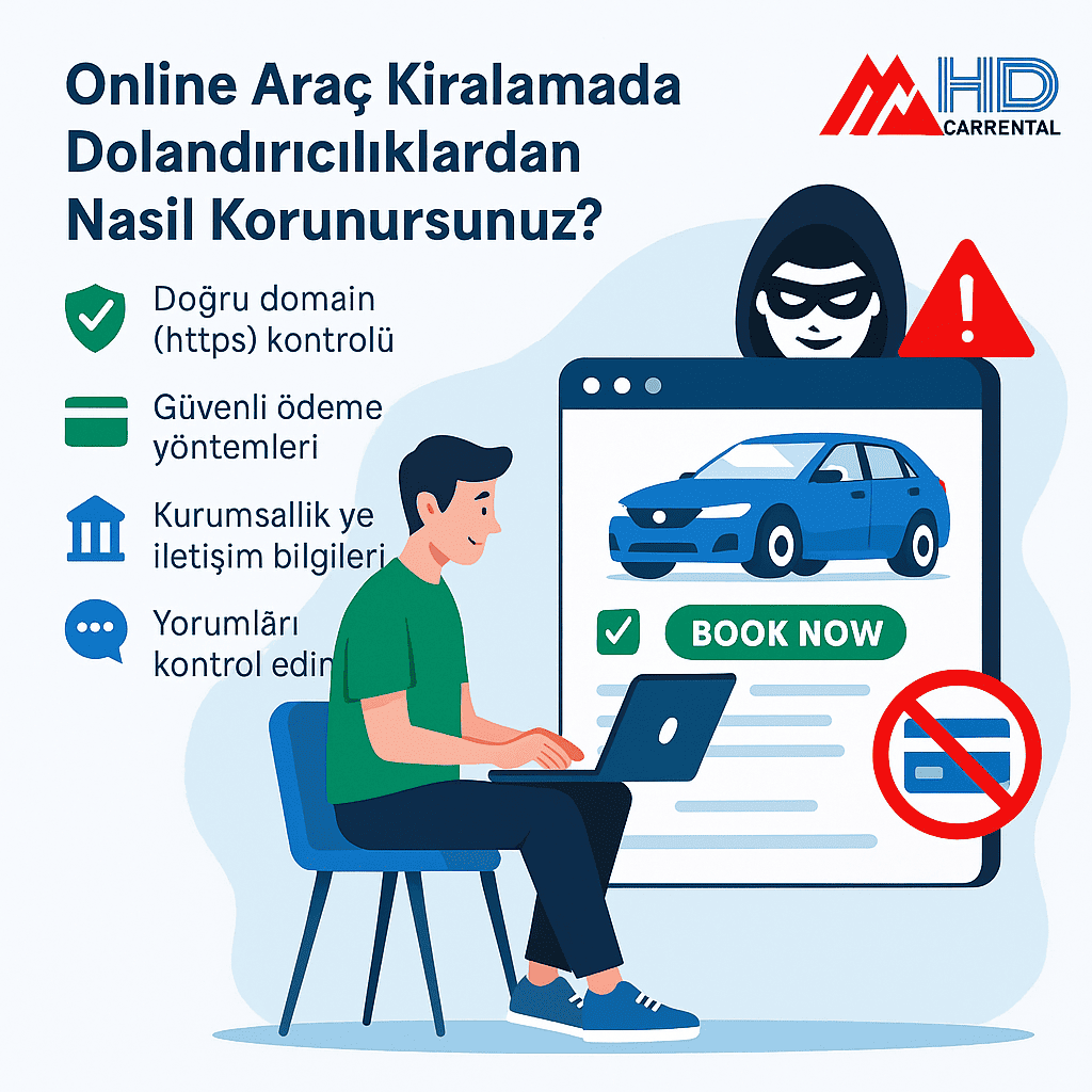 Online Araç Kiralamada Dolandırıcılıklardan Nasıl Korunursunuz?