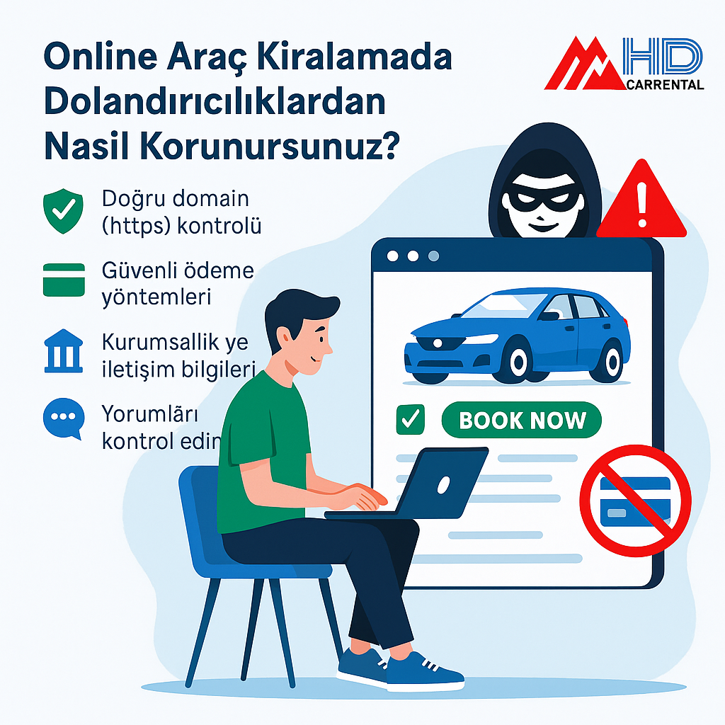 Online Araç Kiralamada Dolandırıcılıklardan Nasıl Korunursunuz?