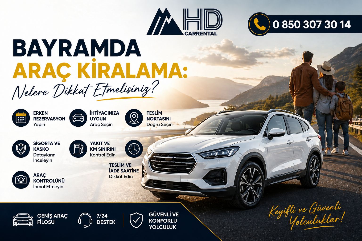 Bayramda Araç Kiralama: Nelere Dikkat Etmelisiniz?