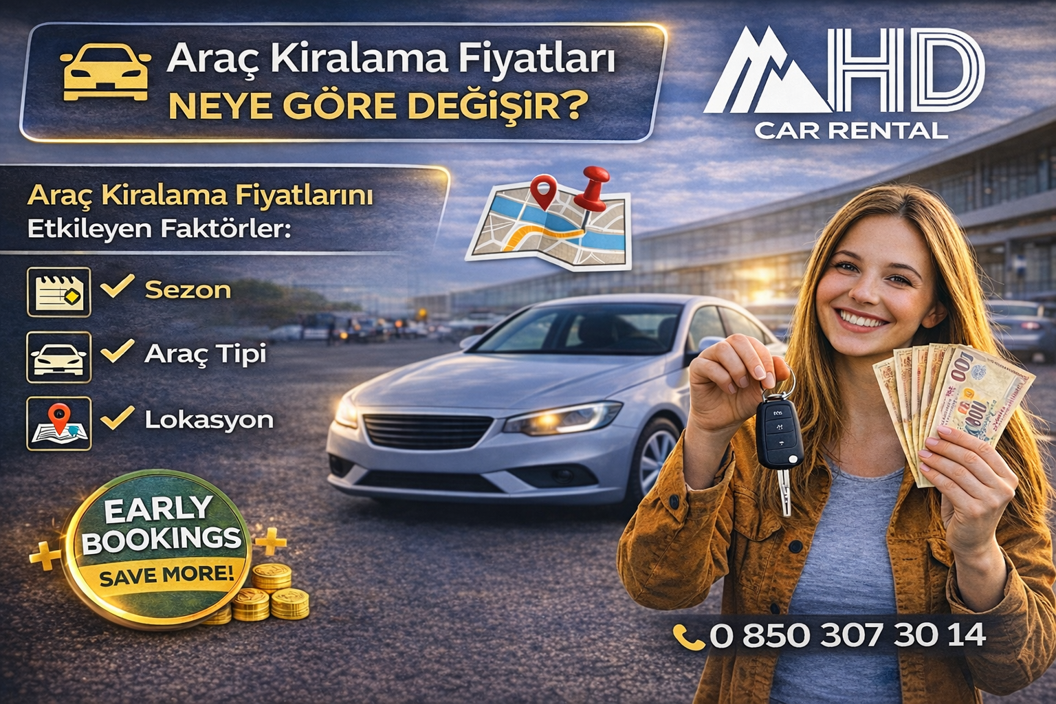 Araç Kiralama Fiyatları Neye Göre Değişir?