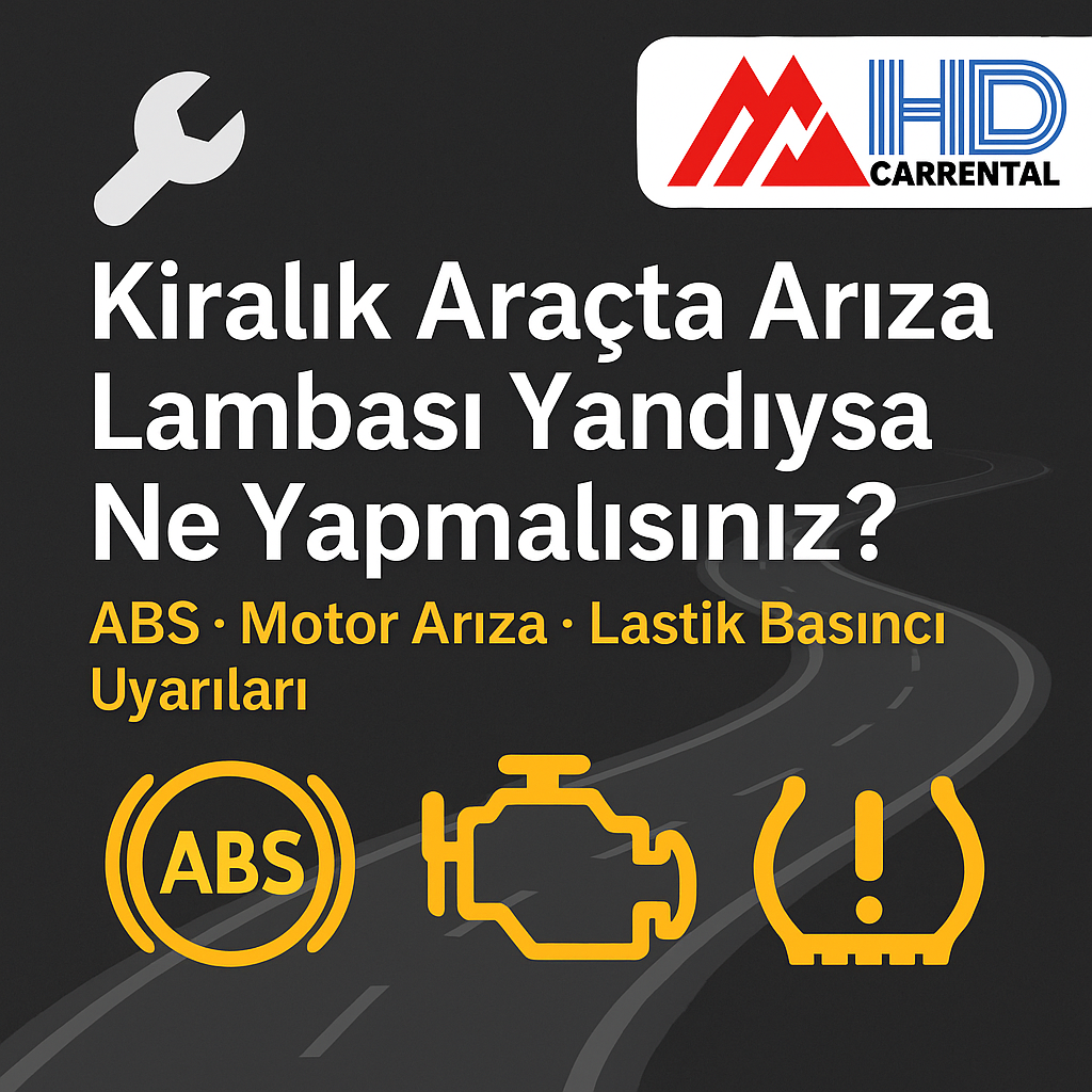 Kiralık Araçta Arıza Lambası Yandıysa Ne Yapmalısınız?