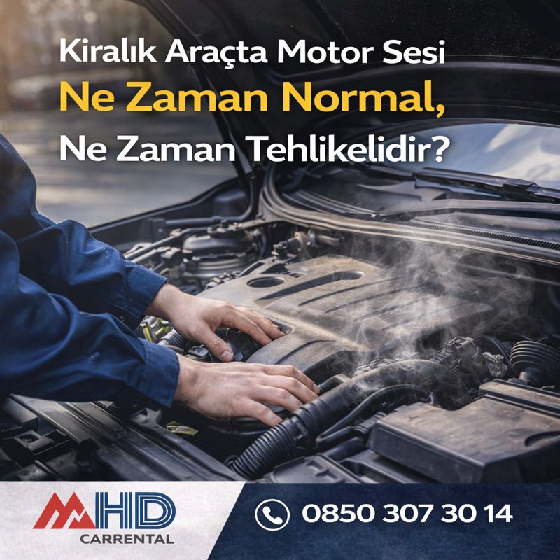 Kiralık Araçta Motor Sesi Ne Zaman Normal, Ne Zaman Tehlikelidir?
