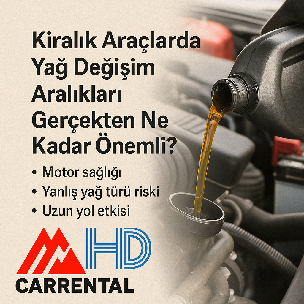 Kiralık Araçlarda Yağ Değişim Aralıkları Gerçekten Ne Kadar Önemli?