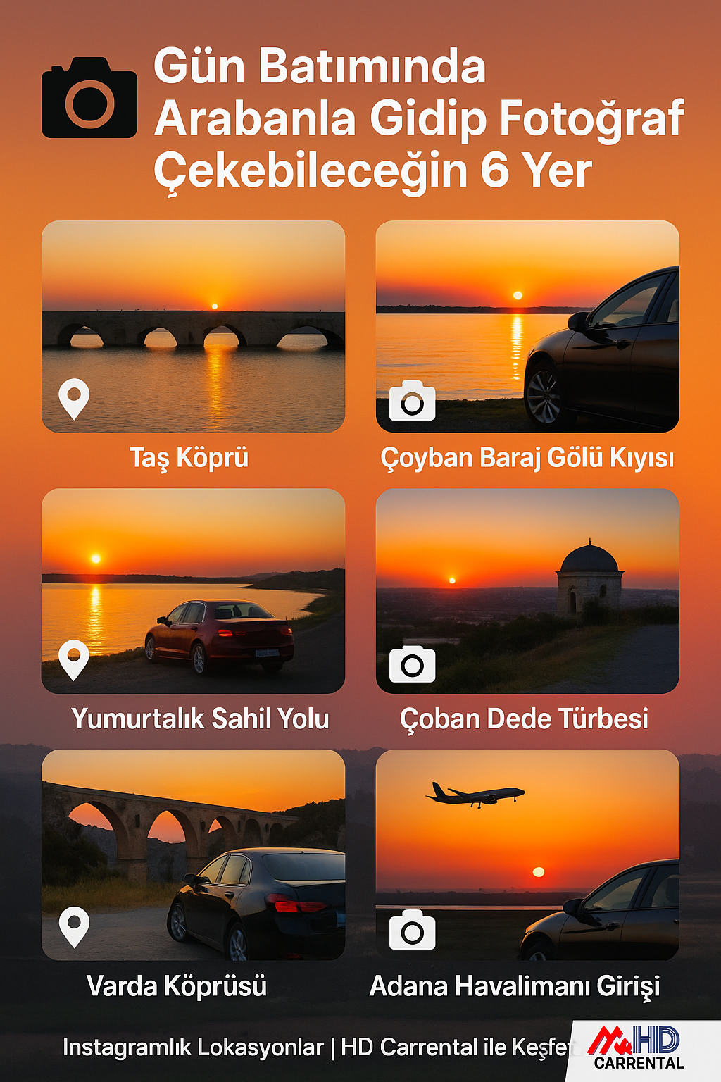 Gün Batımında Arabanla Gidip Fotoğraf Çekebileceğin 6 Yer