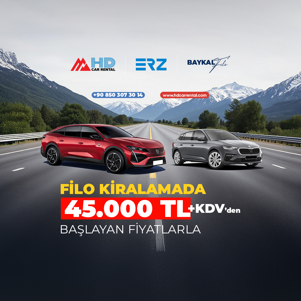 HD CARRENTAL ile 2025’e Özel Filo Kiralama Kampanyası Başladı