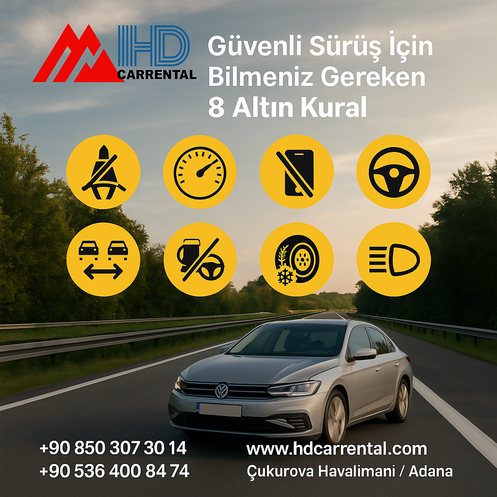 Güvenli Sürüş İçin Bilmeniz Gereken 8 Altın Kural