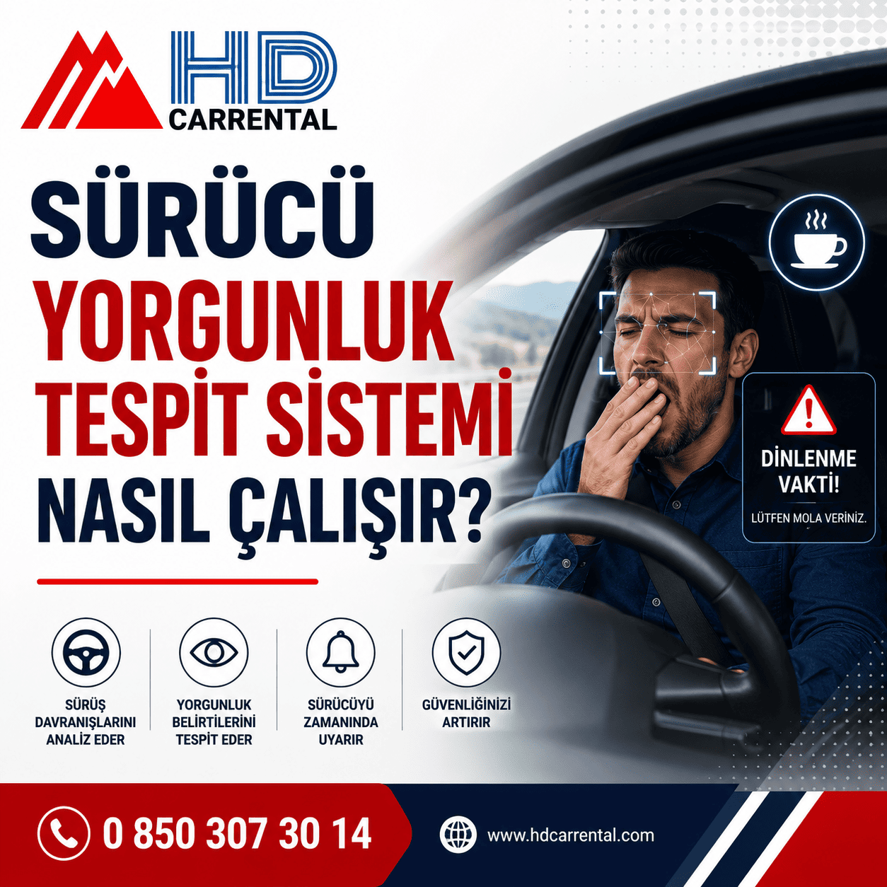 Sürücü Yorgunluk Tespit Sistemi Nasıl Çalışır?
