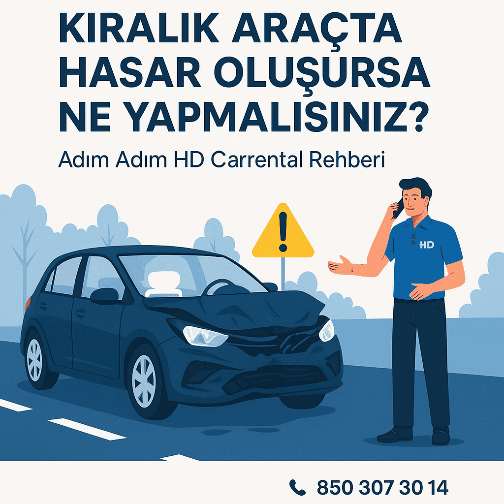 Kiralık Araçta Hasar Oluşursa Ne Yapmalısınız?