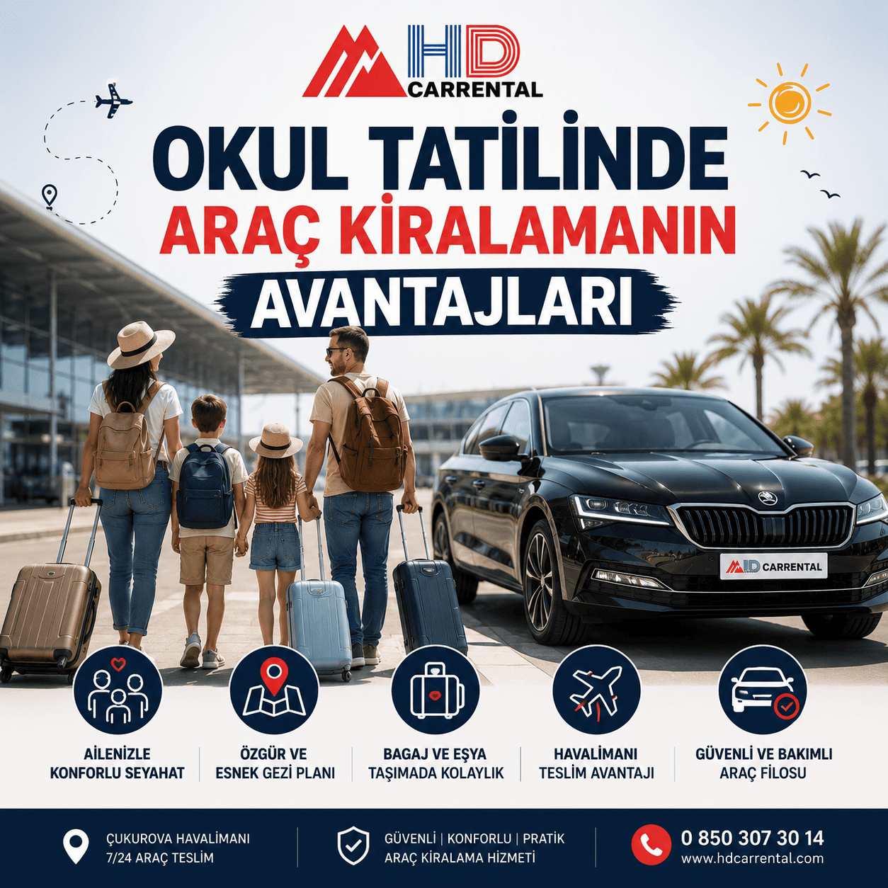 Okul Tatilinde Araç Kiralamanın Avantajları