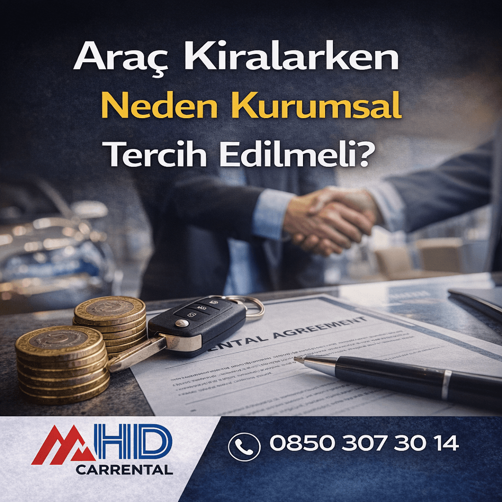 Araç Kiralarken Neden Kurumsal Firma Tercih Edilmeli?