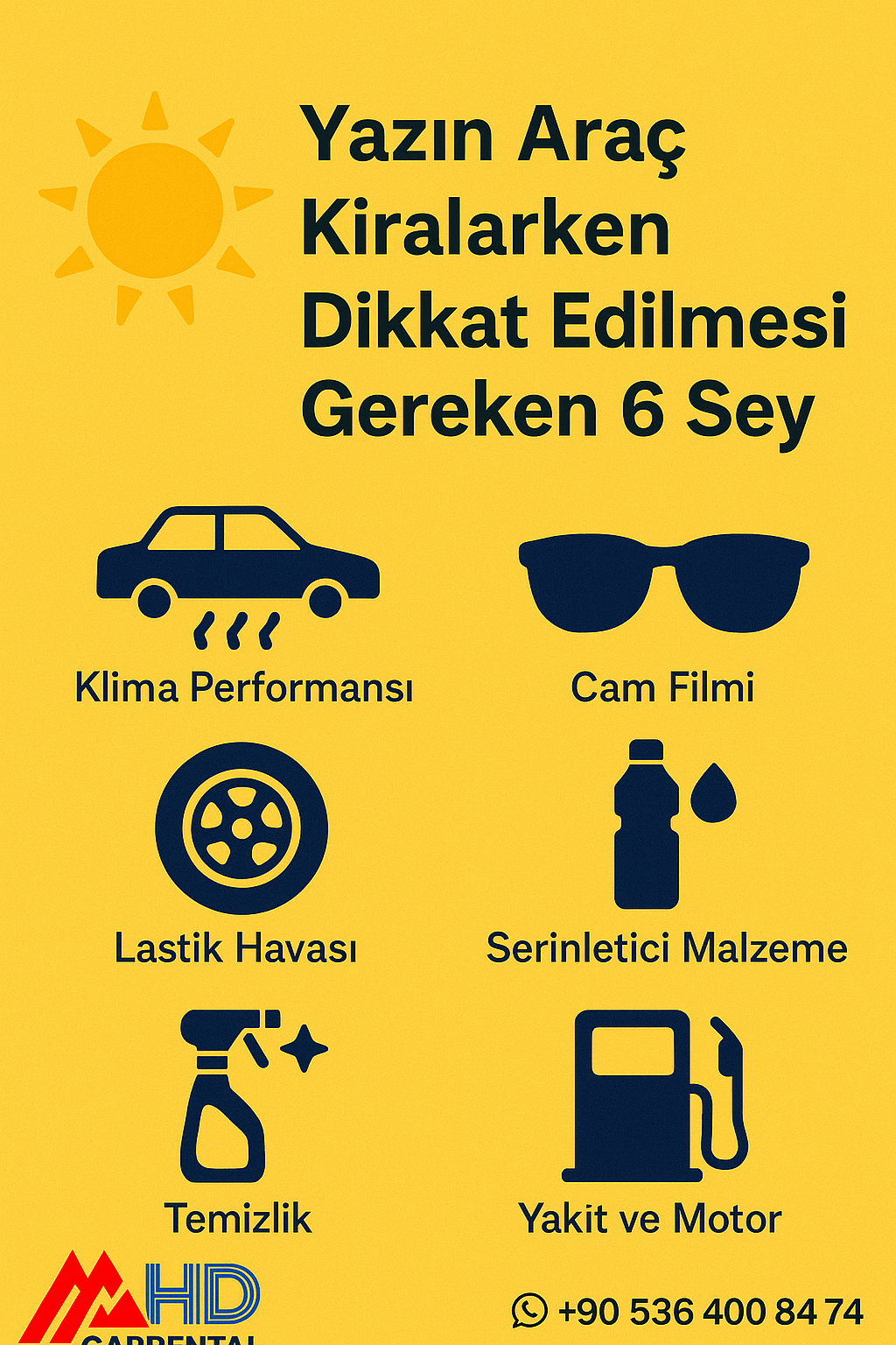 Yazın Araç Kiralarken Dikkat Edilmesi Gereken 6 Şey (Adana Sıcaklarına Özel)