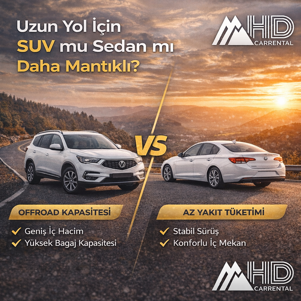 Uzun Yol İçin SUV mu Sedan mı Daha Mantıklı?