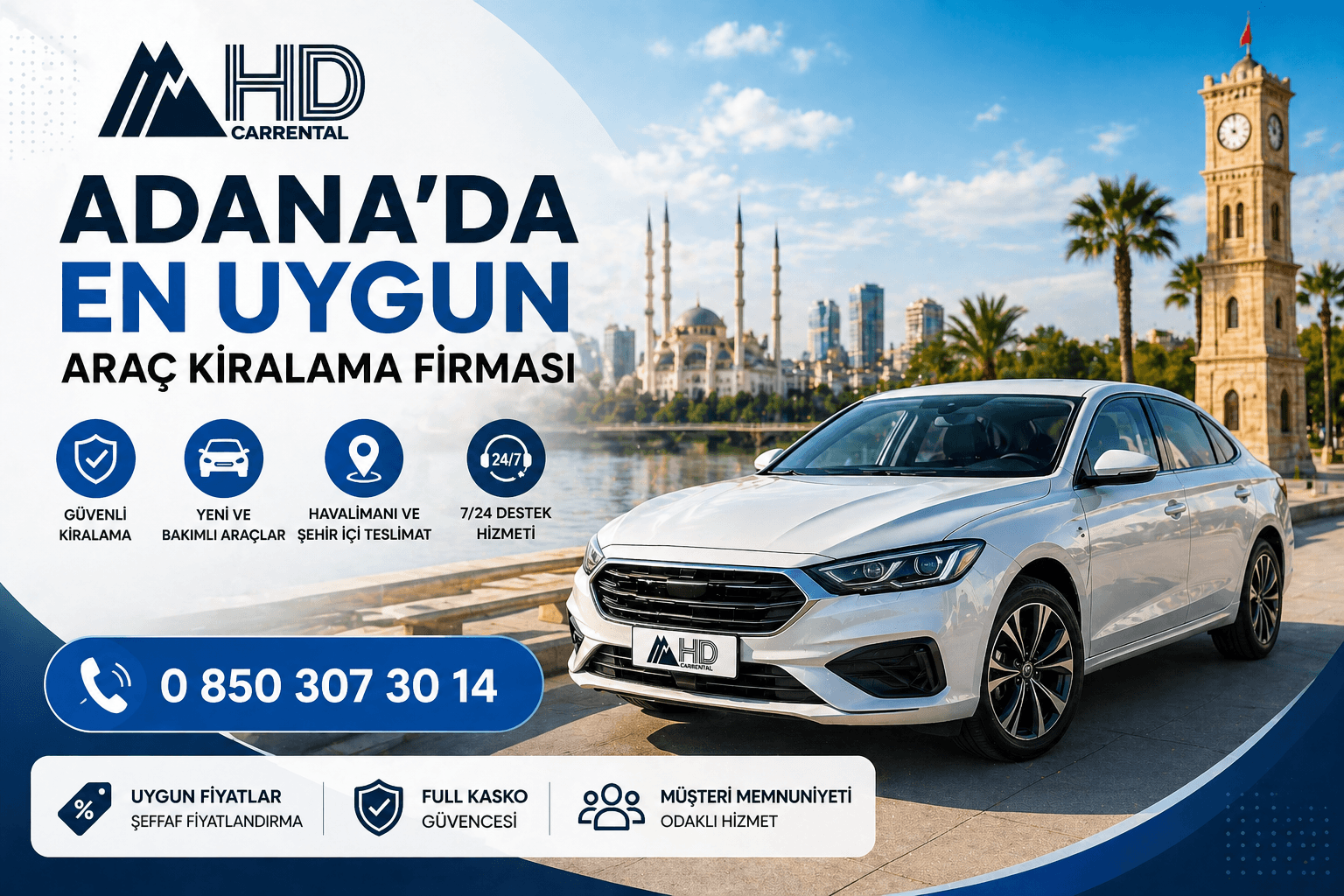 Adana’da En Uygun Araç Kiralama Firması Nasıl Seçilir?